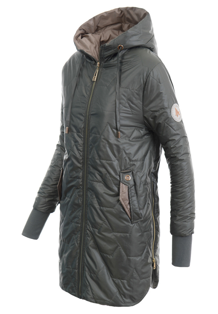 Damska Kurtka Przejściowa Zielona