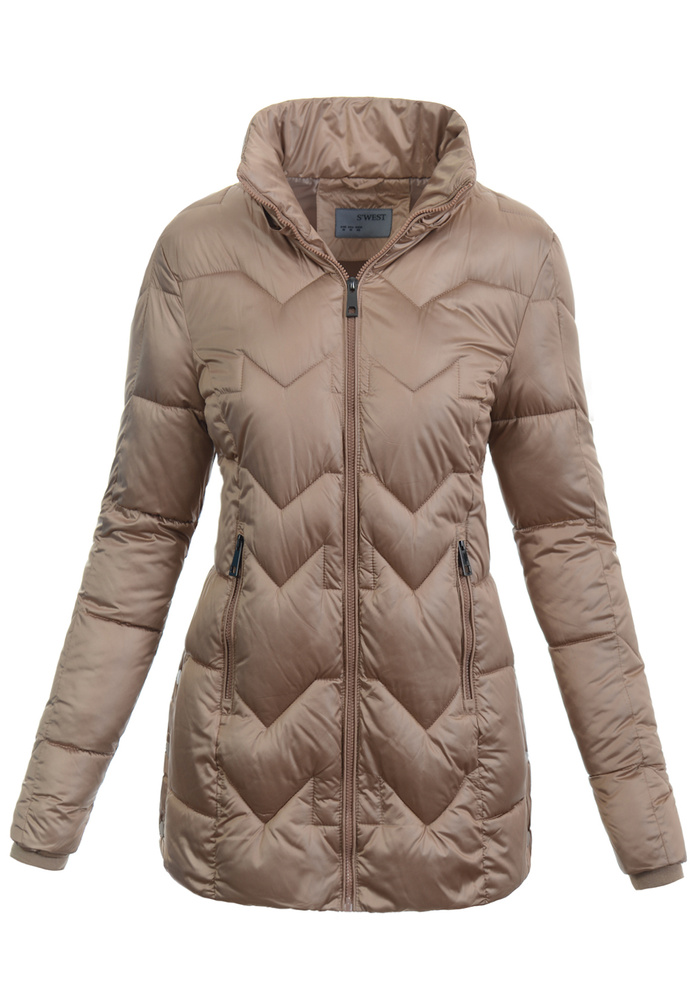 Damska Kurtka Zimowa Złota