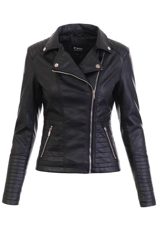 Damska Kurtka Ramoneska Czarna