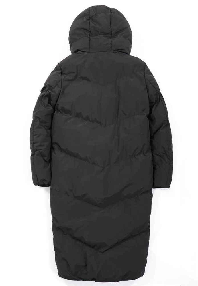 Damska Zimowa Ortalionowa Kurtka Czarna