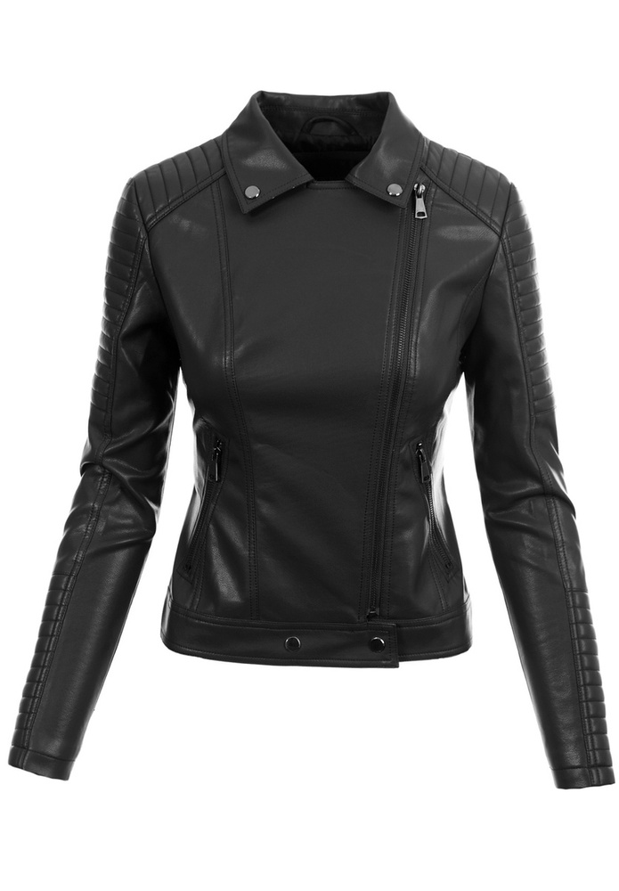 Damska Kurtka Ramoneska Czarna