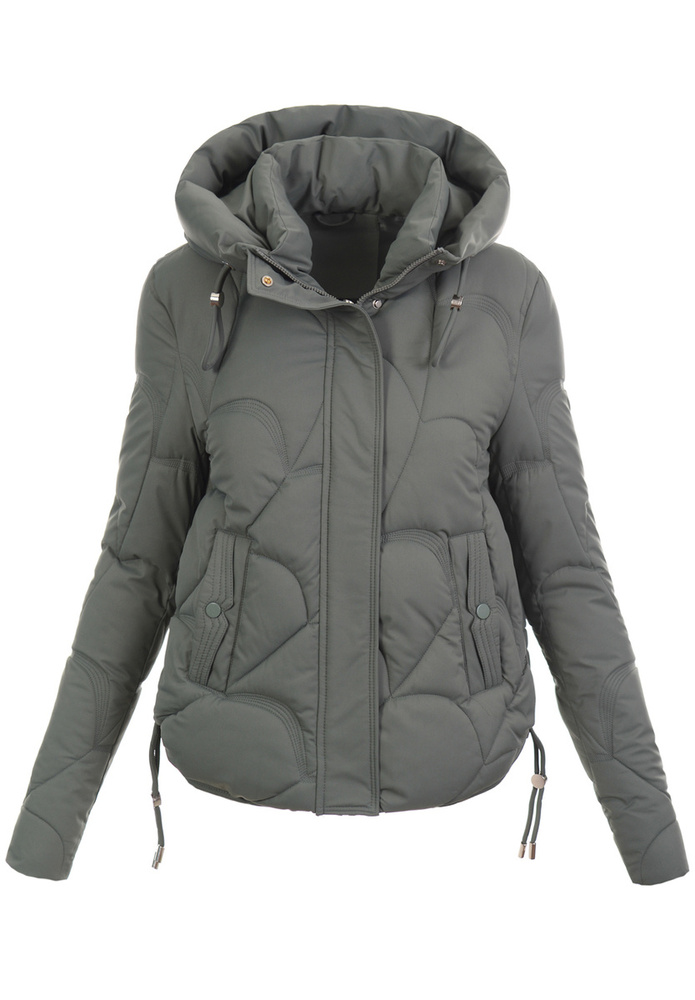 Kurtka Zimowa Damska Zielona