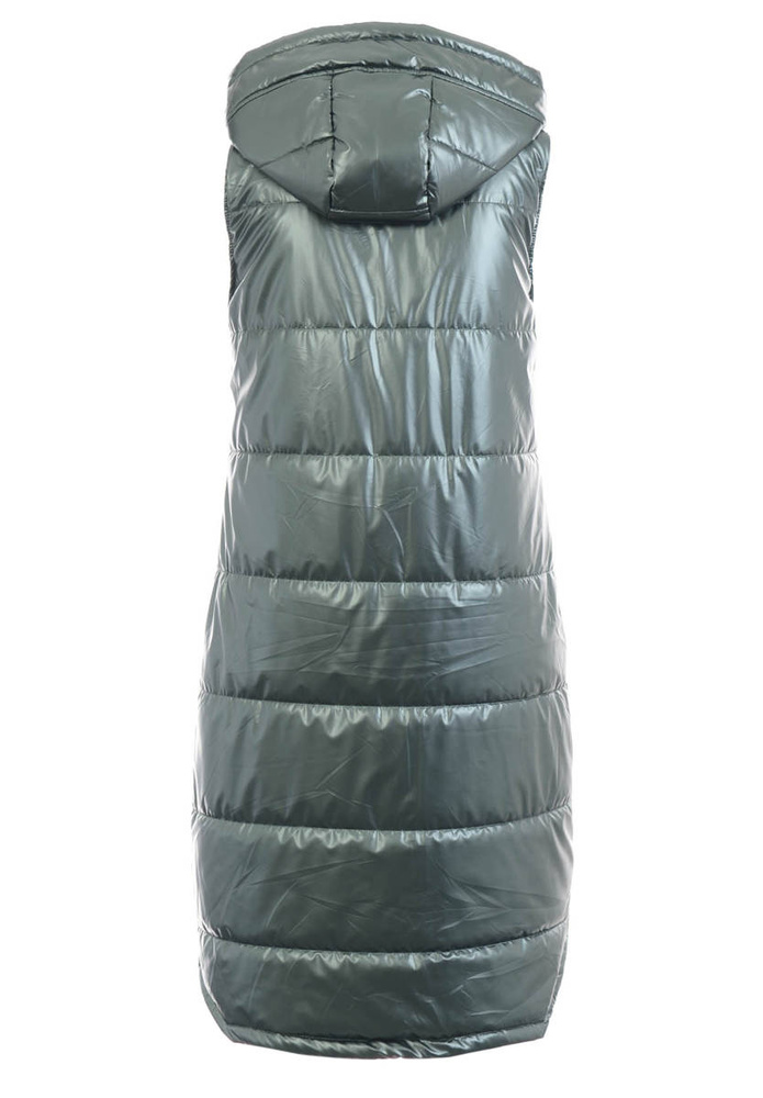 Damska Kamizelka Bezrękawnik Zielona