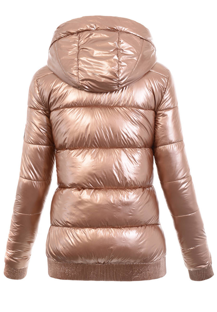 Damska Zimowa Kurtka Złota