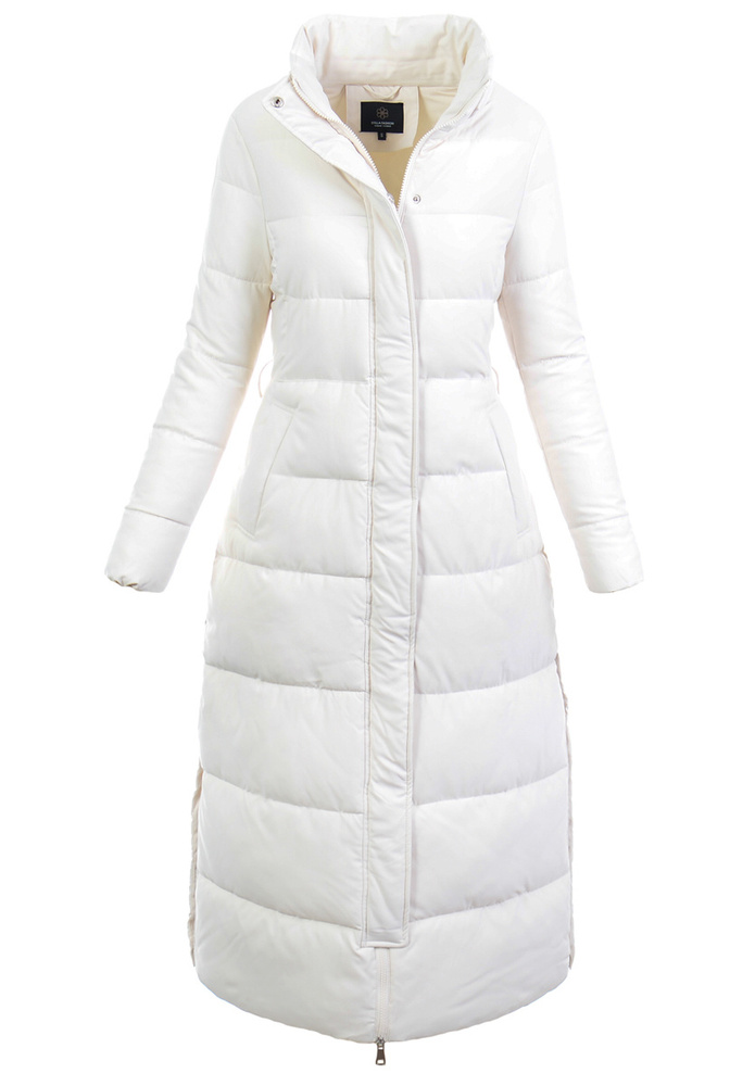 Damska Zimowa Ortalionowa Kurtka Ecru