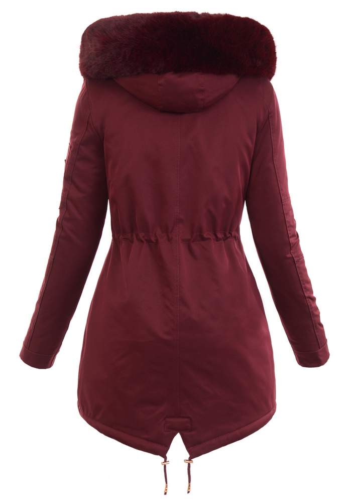 Parka Zimowa Anastazja Bordowa