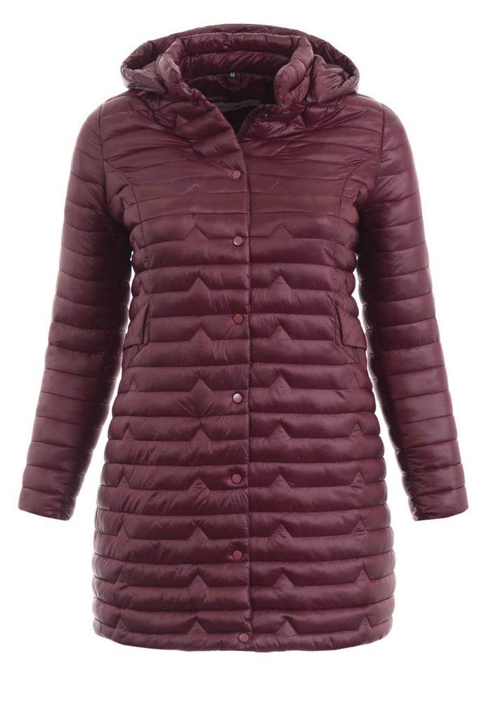 Kurtka Ortalionowa Wiosenna Bordowa