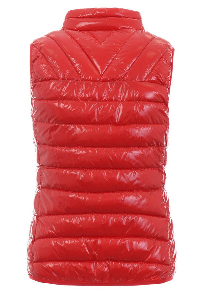 Damski Bezrekawnik Kamizelka Czerwona