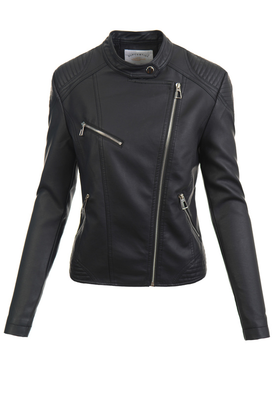 Damska Kurtka Ramoneska Czarna