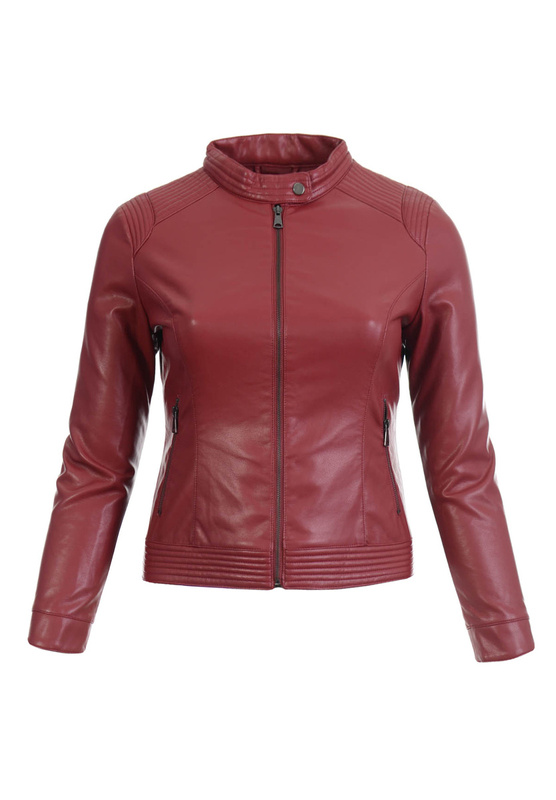 Damska Kurtka Ramoneska Granatowa