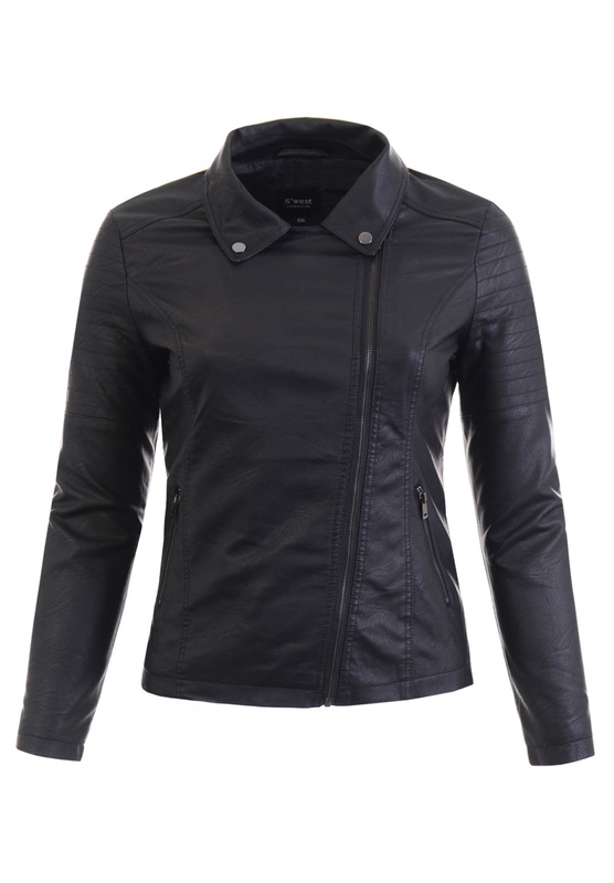 Damska Kurtka Ramoneska Czarna