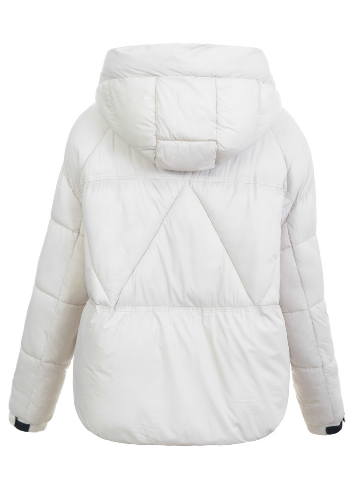 Damska Kurtka Zimowa Ecru