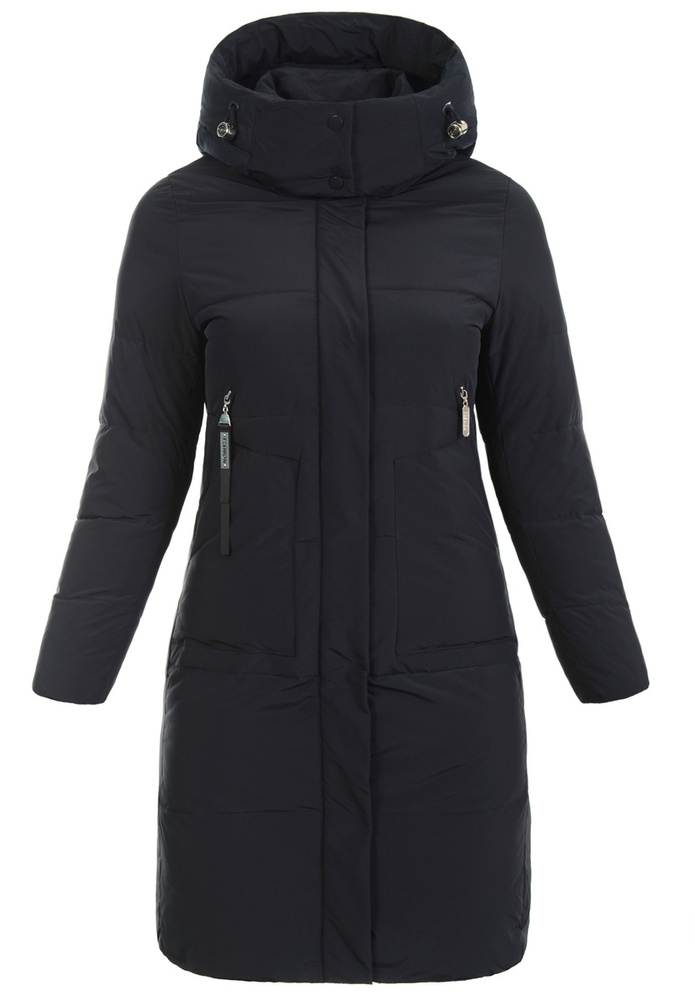 Damska Zimowa Ortalionowa Kurtka Granatowa