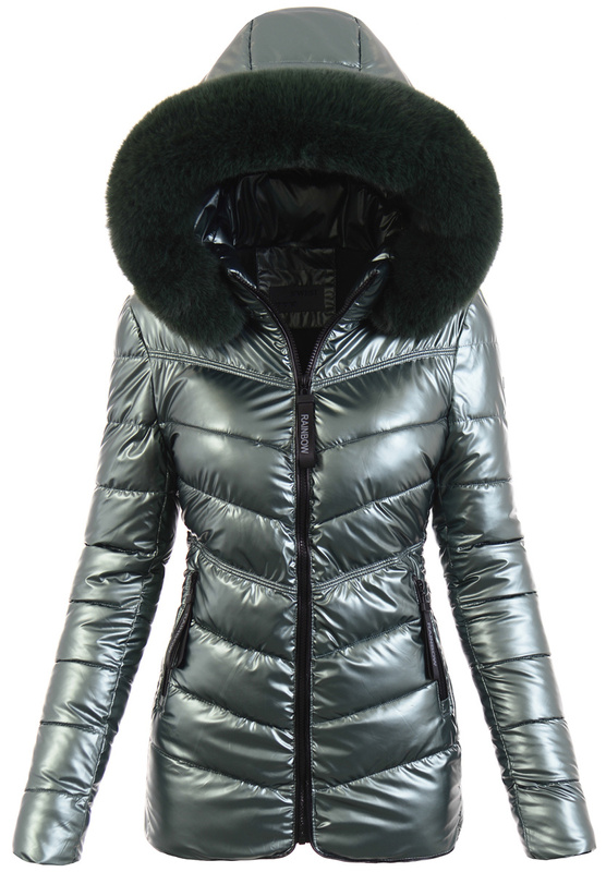 Damska Kurtka Zimowa Zielona
