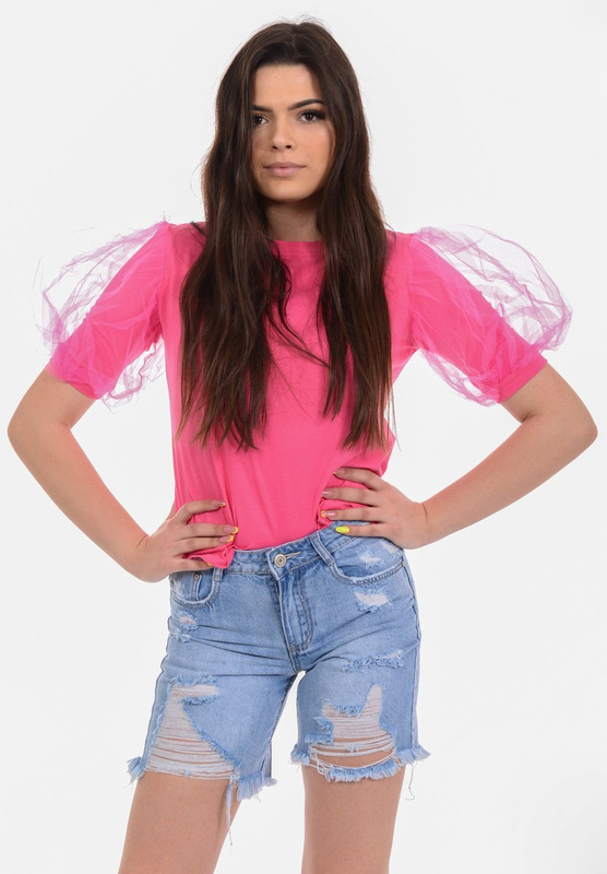 Damskie Krótkie Spodenki Jeansowe Niebieskie