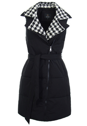 Damska Kamizelka Bezrękawnik Czarna