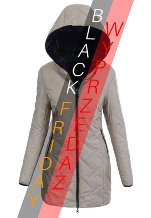 Damska Kurtka Zimowa Beżowa