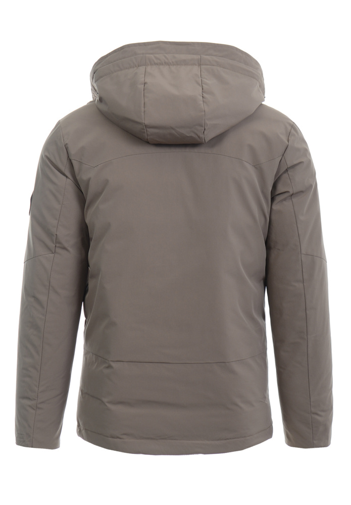 Męska Zimowa Kurtka Brązowa