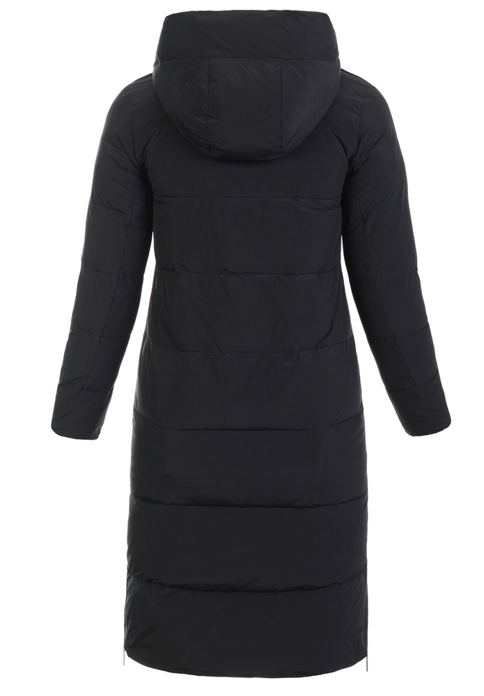 Damska Zimowa Ortalionowa Kurtka Czarna