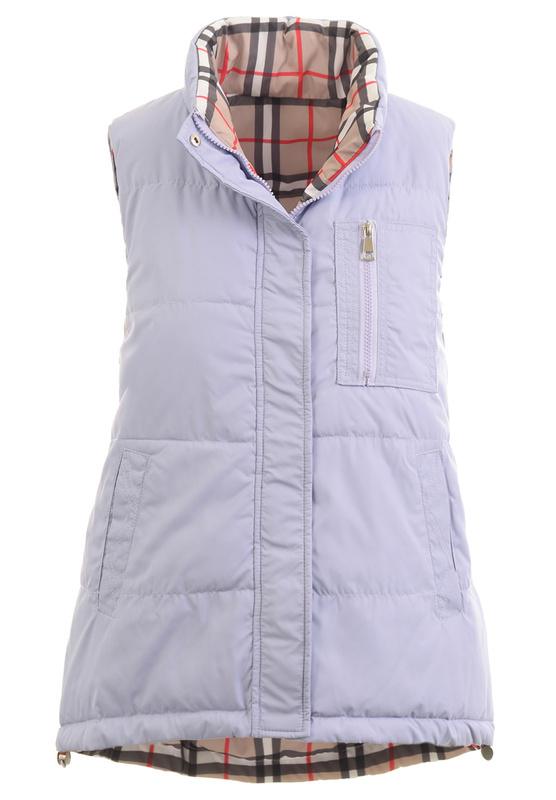 Damska Kamizelka Bezrękawnik Fioletowy