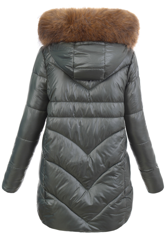 Damska Kurtka Zimowa Zielona