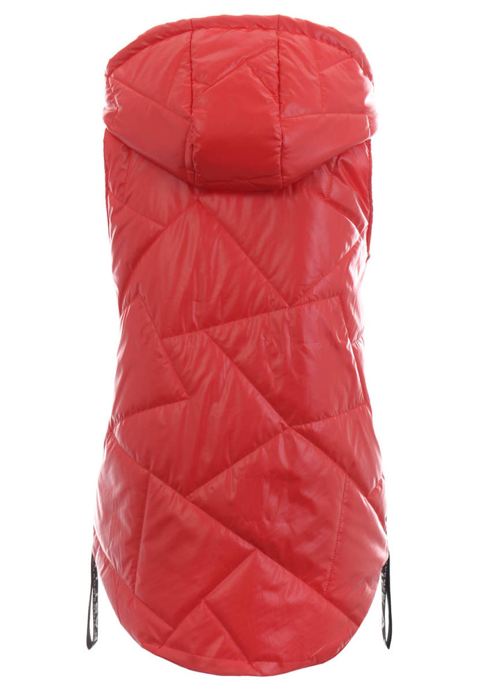 Damska Kamizelka Bezrękawnik Czerwony