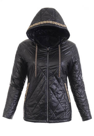 Kurtka Wiosenna Czarna