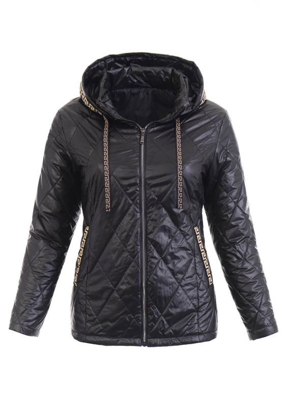 Kurtka Wiosenna Czarna