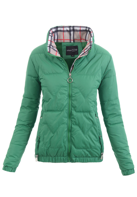 Kurtka Parka Wiosenna Zielona