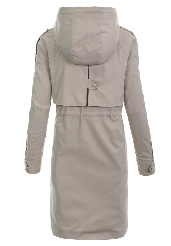 Kurtka Parka Wiosenna Beżowa