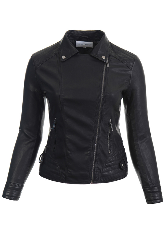 Damska Kurtka Ramoneska Czarna