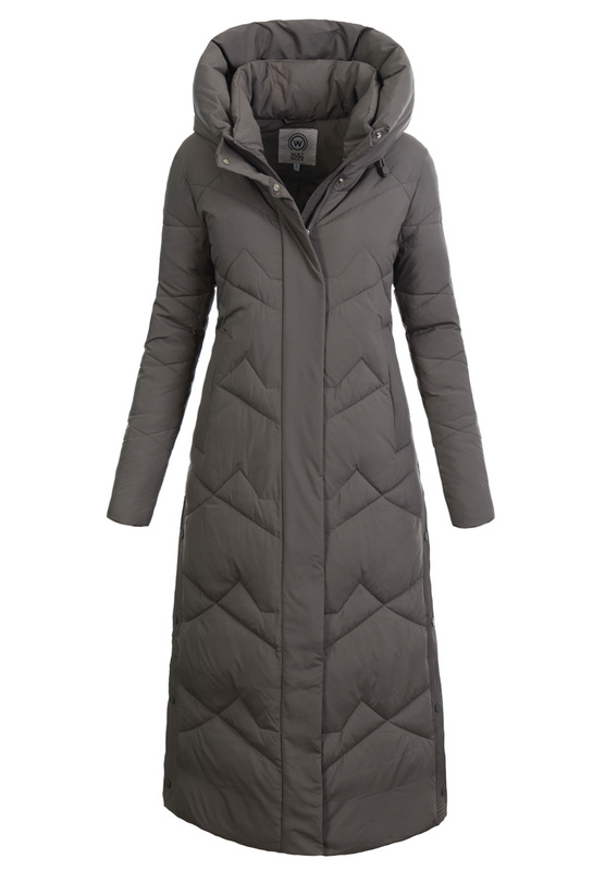 Damska Kurtka Zimowa Brązowa