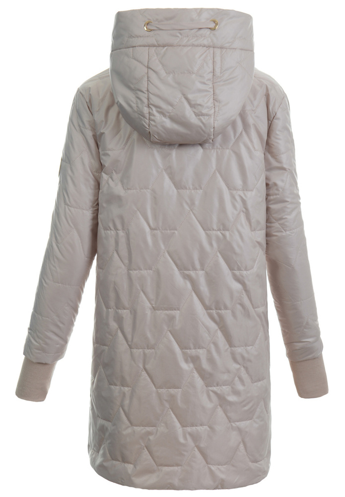 Damska Kurtka Przejściowa Perłowo Beżowa