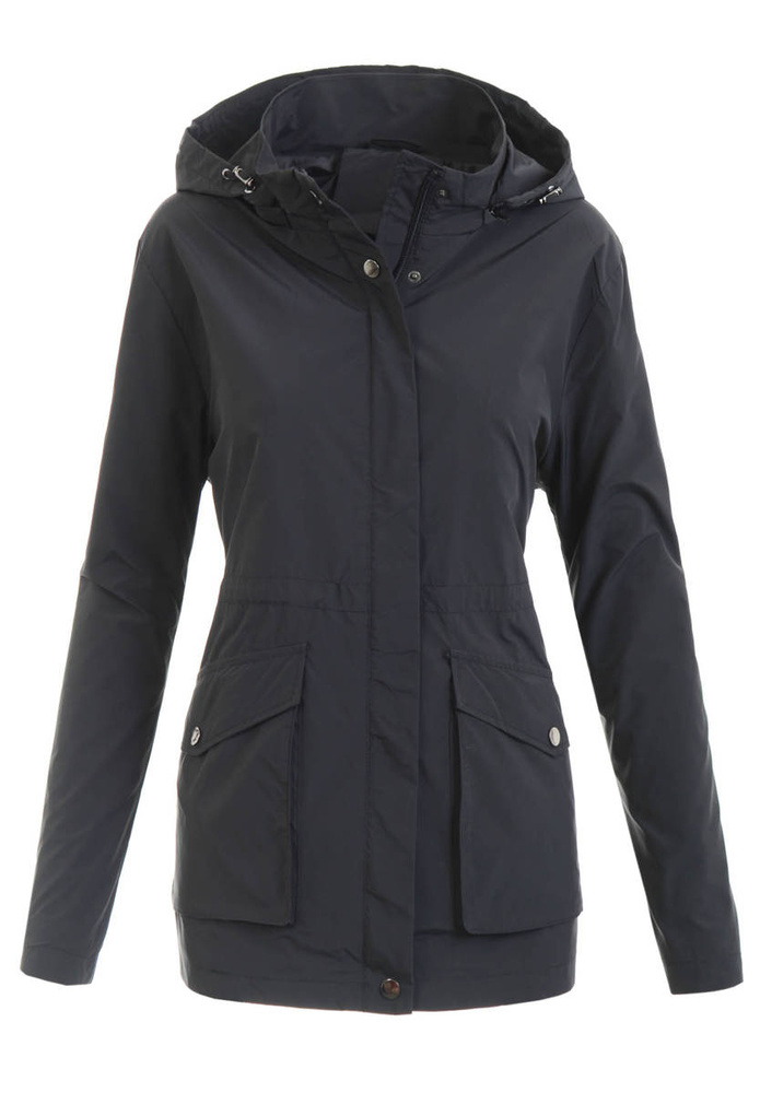 Kurtka Ortalionowa Wiosenna Czarna