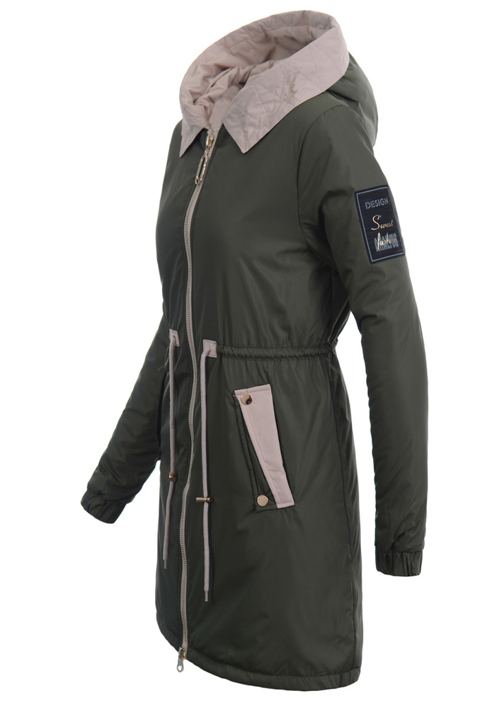 Kurtka Parka Wiosenna Zielona