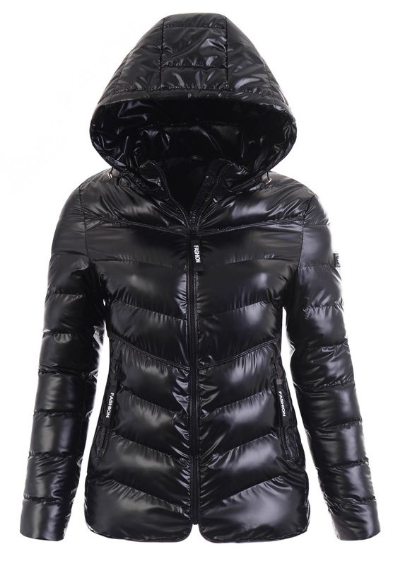 Damska Wiosenna Ortalion Kurtka Czarna