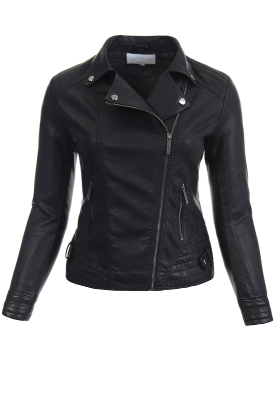 Damska Kurtka Ramoneska Czarna