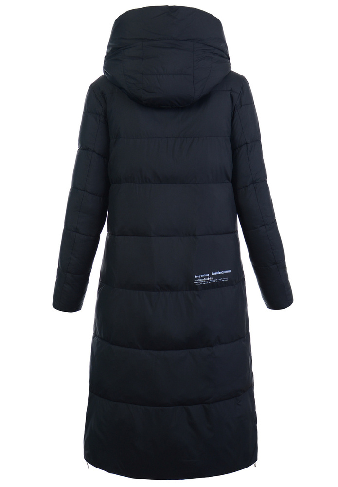 Damska Zimowa Ortalionowa Kurtka Czarna