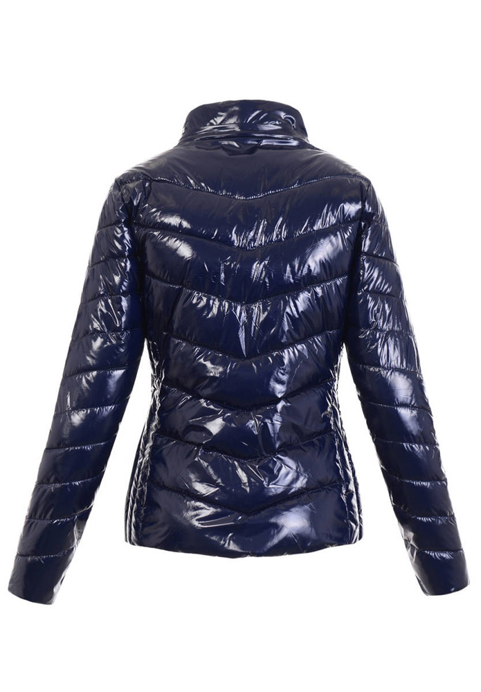 Damska Wiosenno- Jesienna Kurtka Roksana Granatowa