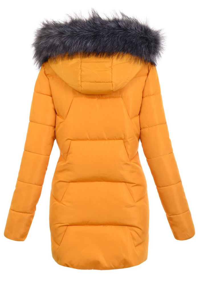 Damska Zimowa Kurtka Camel