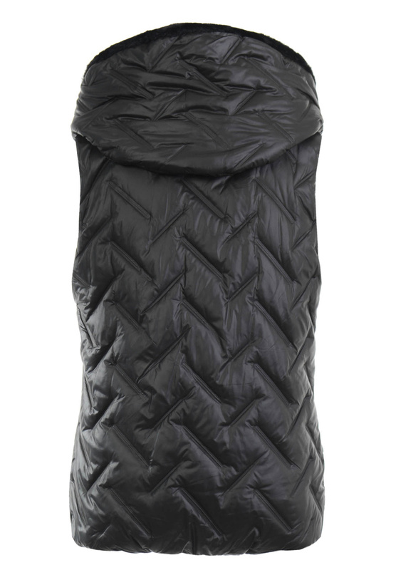 Damska Kamizelka Bezrękawnik Czarny