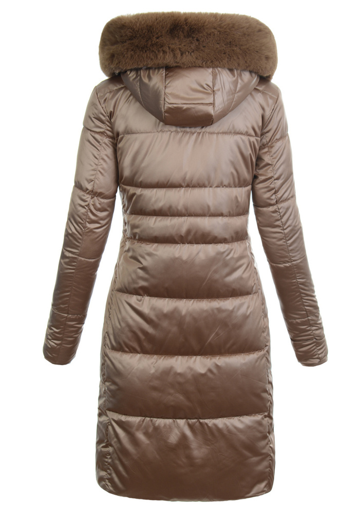 Damska Kurtka Zimowa Janso Brązowa