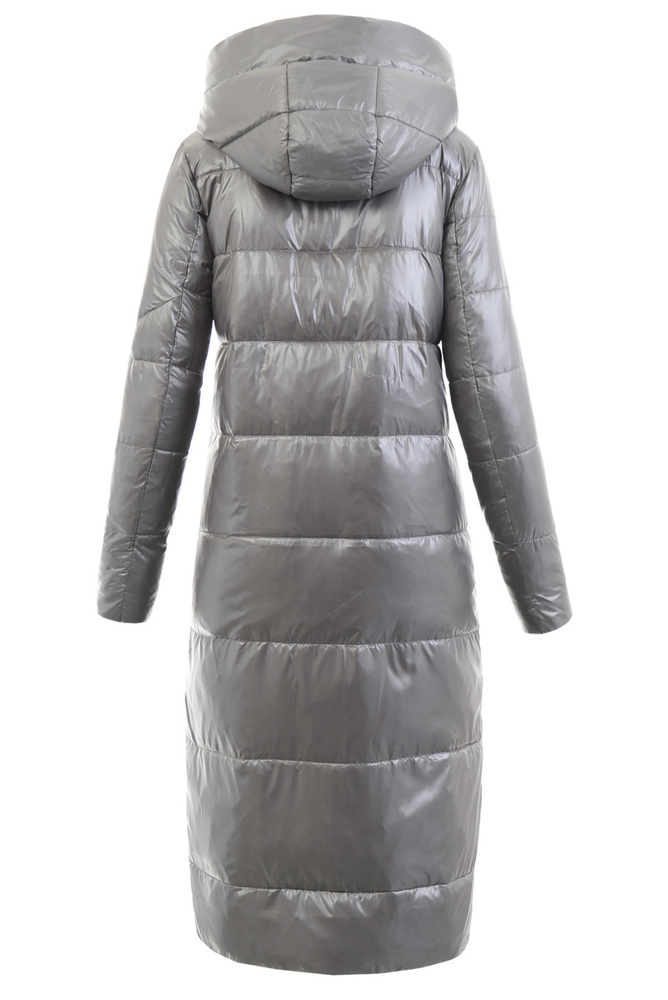 Damska Zimowa Ortalionowa Kurtka Grafitowa