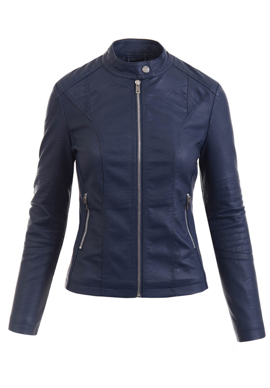 Damska Kurtka Ramoneska Czerwona