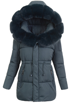 Damska Kurtka Zimowa Zielona