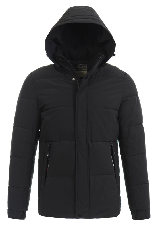 Męska Zimowa Kurtka Czarna