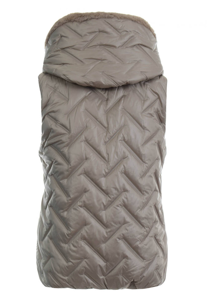 Damska Kamizelka Bezrękawnik Cappuccino