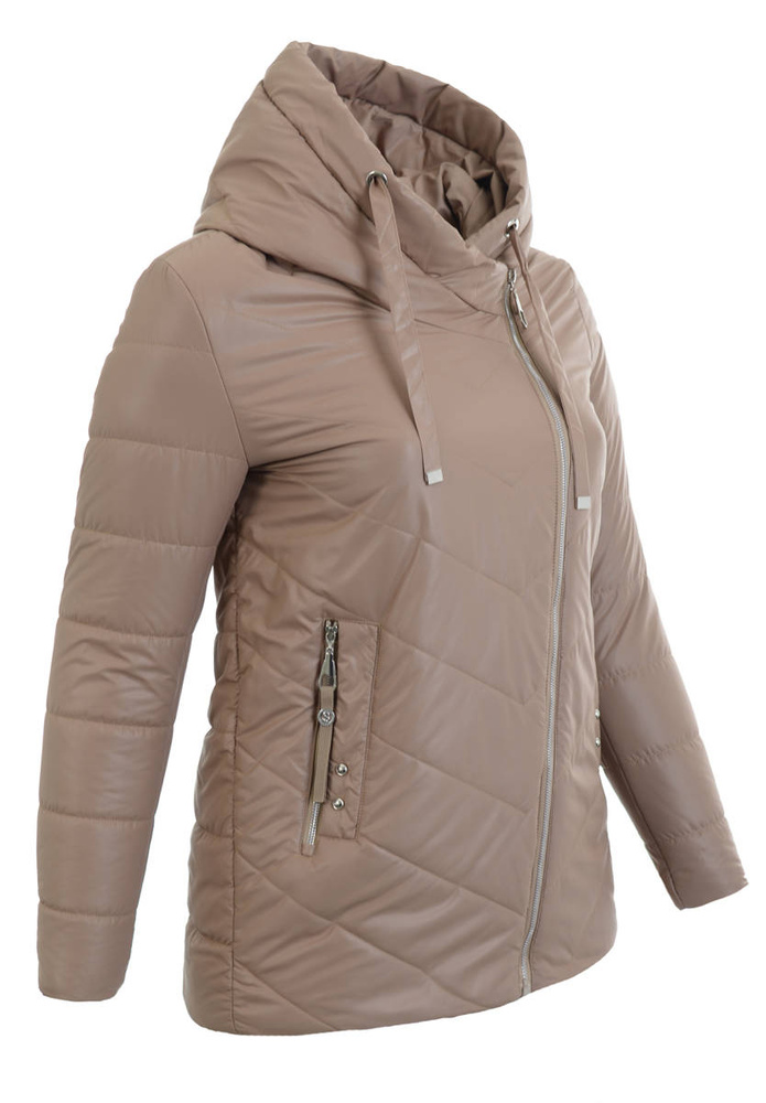 Kurtka Wiosenna Beżowa