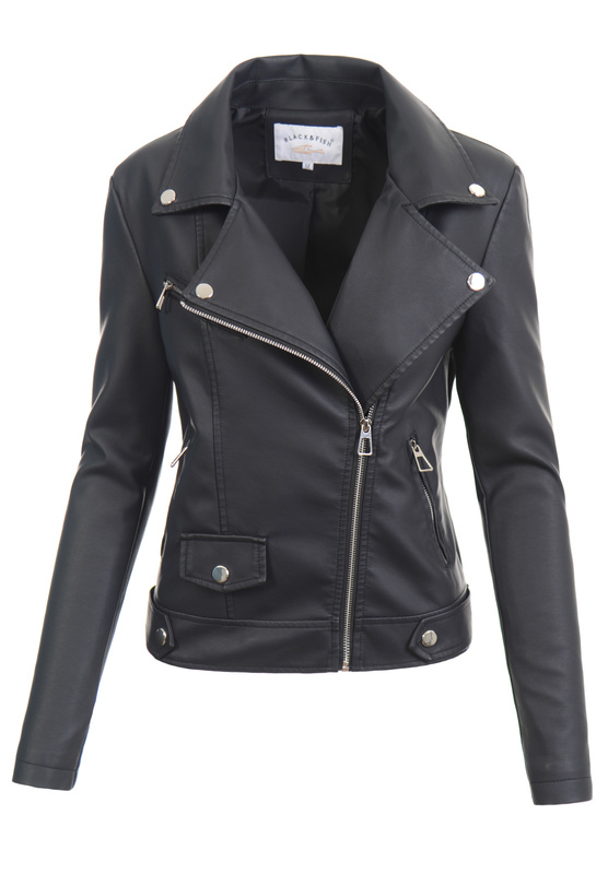 Damska Kurtka Ramoneska Czarna