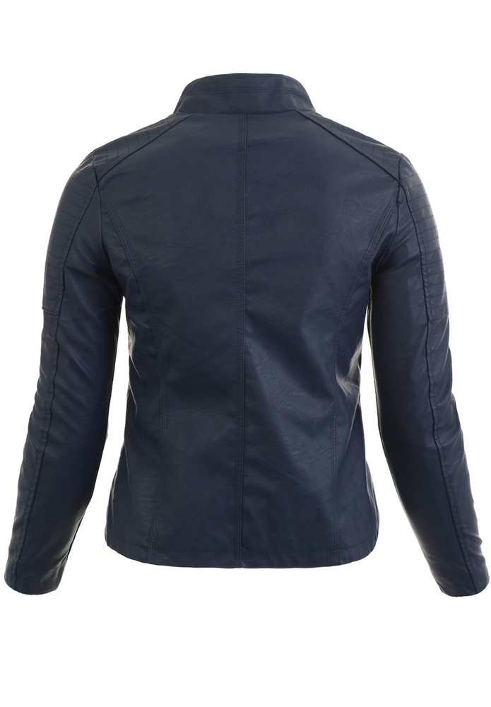 Damska Kurtka Ramoneska Granatowa